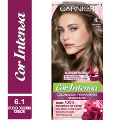 Garnier Cor Intensa Tintura Permanente 6.1 Rubio Oscuro Cenizo x 12 mL