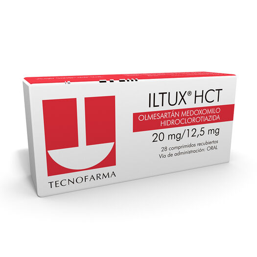 Iltux HCT 20 mg/12.5 mg x 28 Comprimidos Recubiertos, , large image number 0