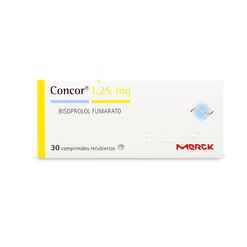 Concor 1.25 mg 30 Comprimidos Recubiertos
