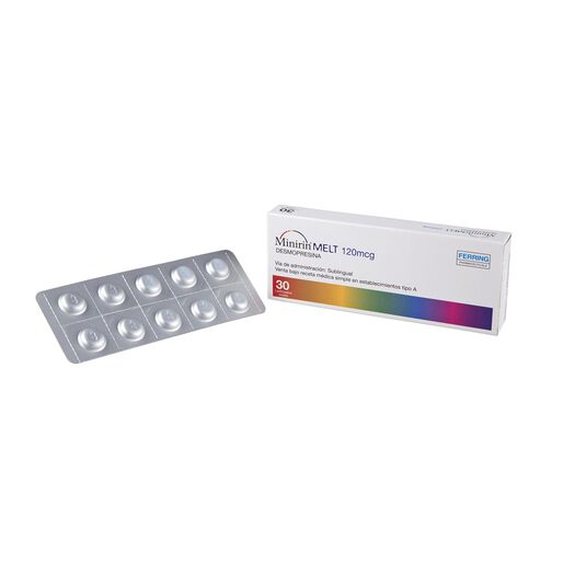 Minirin Melt 120 mcg x 30 Comprimidos Liofilizado Oral, , large image number 0