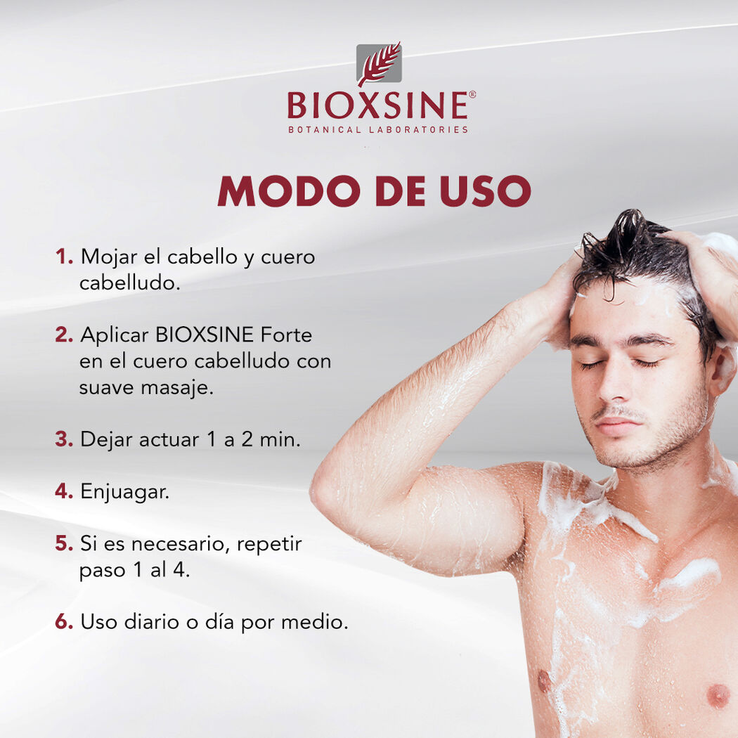 Shampoo Bioxsine Forte Anticaída 300 mL, , large image number 3