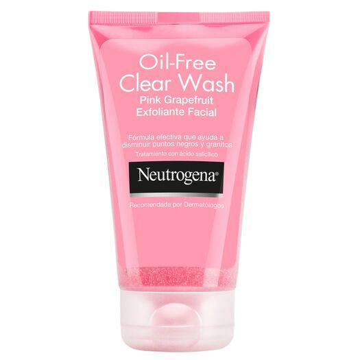 exfoliante facial neutrogena pink grapefruit x 124 ml, , large image number 1