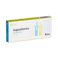 Supositorios De Glicerina 3,5 g x 10 Supositorios