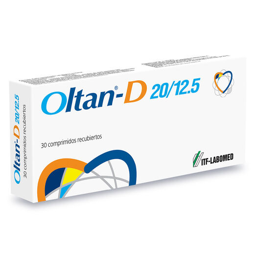 Oltan-D 20 mg /12.5 mg x 30 Comprimidos Recubiertos, , large image number 0