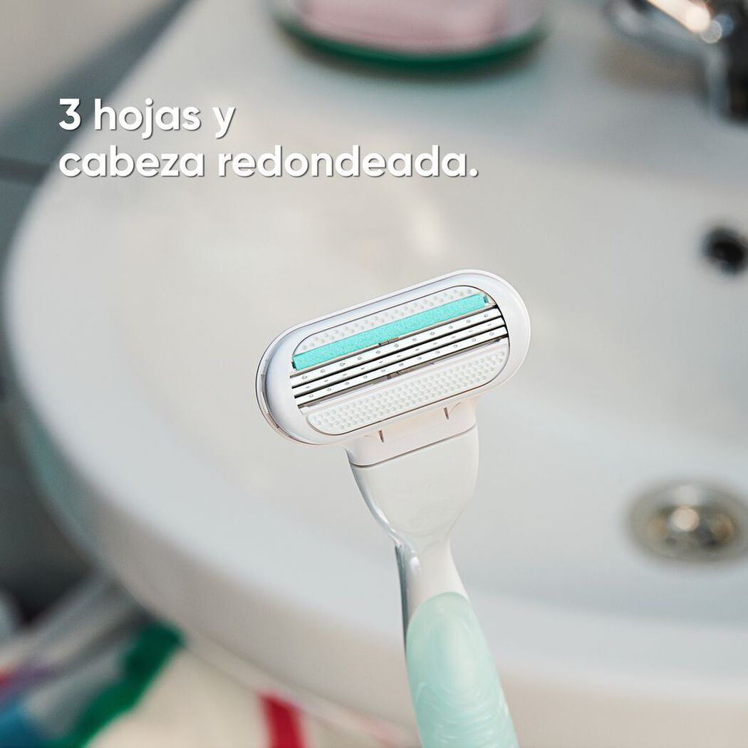 Repuesto Maquina De Afeitar Venus Skin Protect Sensitive Con Aloe Y Skinelixir, 2 Unidades, , large image number 2