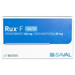 Rux F 160 mg / 20 mg 30 comprimidos