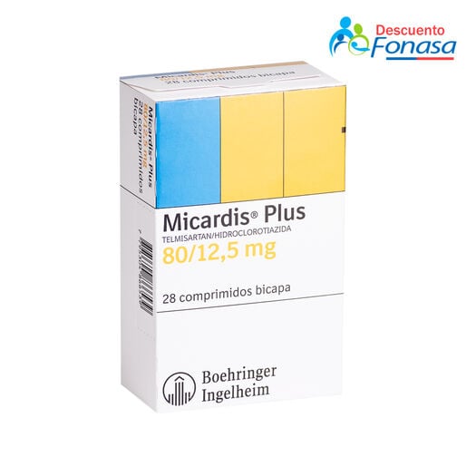 Micardis Plus 80 mg/12.5 mg x 28 Comprimidos, , large image number 0
