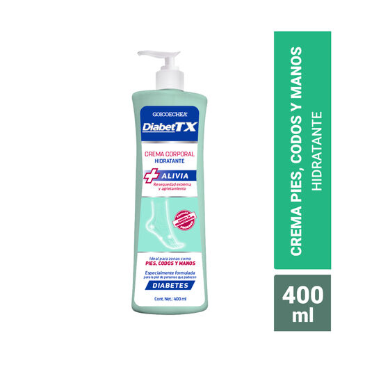 Goicoechea DiabetTX Crema Corporal Hidratante 400 ML, , large image number 0