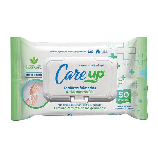 Toalla Antibacterial Care Up 50 Un, , large image number 0