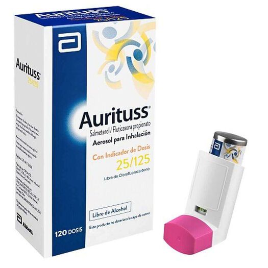 Aurituss 25 mcg/125 mcg Aerosol para Inhalación 120 Dosis, , large image number 0