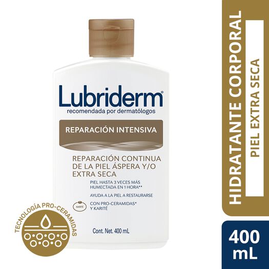 lubriderm® reparación intensiva x 400 ml, , large image number 0