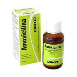 Amoxicilina 250 mg/5ml Polvo para Suspension Oral Fco. 60 ml OPKO CHILE S.A.