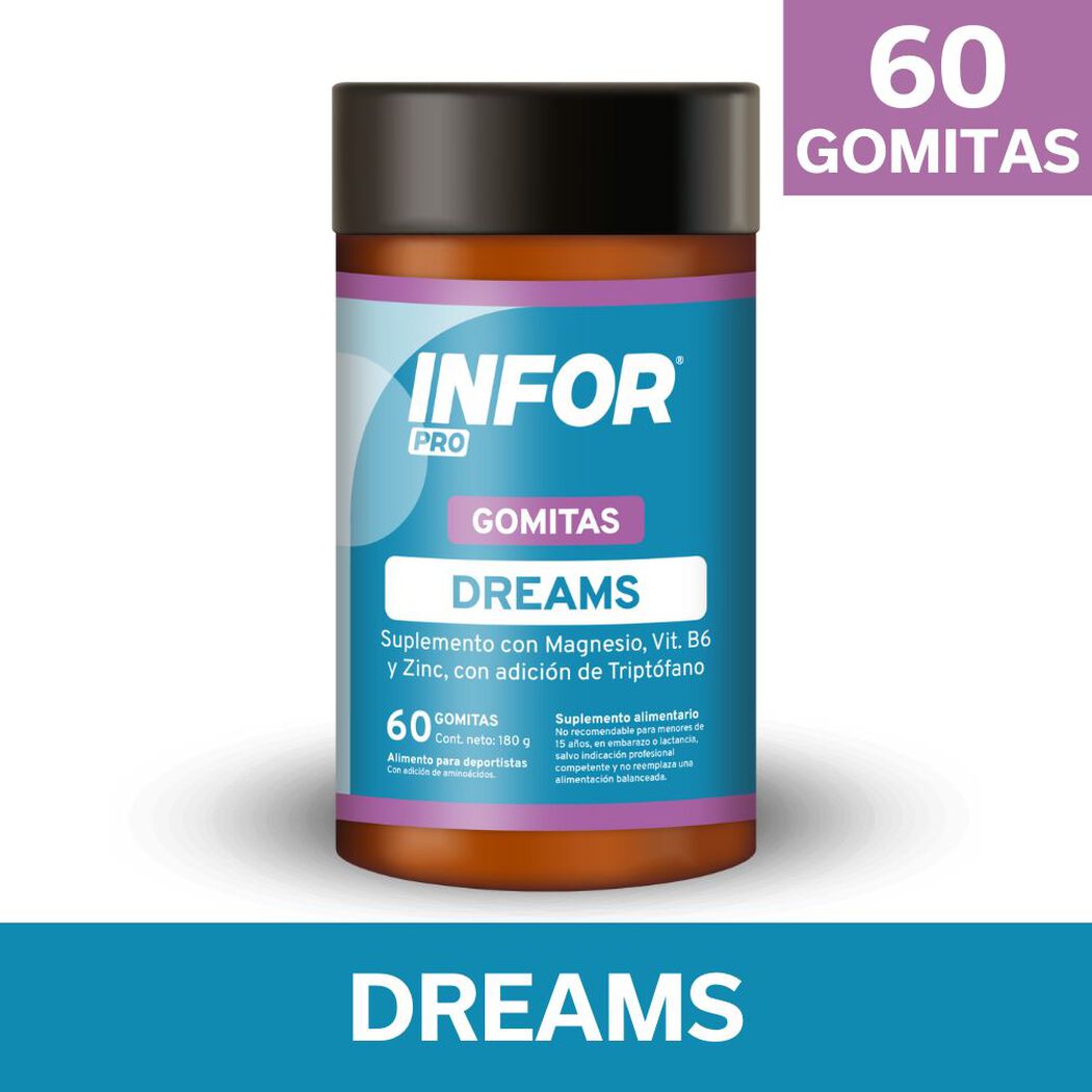 Infor Pro Gomitas Dreams 180G, , large image number 0