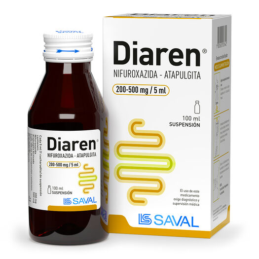 Diaren x 100 mL Suspensión Oral, , large image number 0