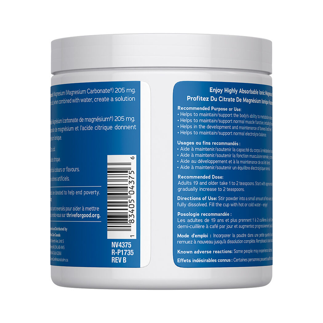 Natural Vitality Calm Magnesio Frambuesa Lim&oacute;n 227g, , large image number 4