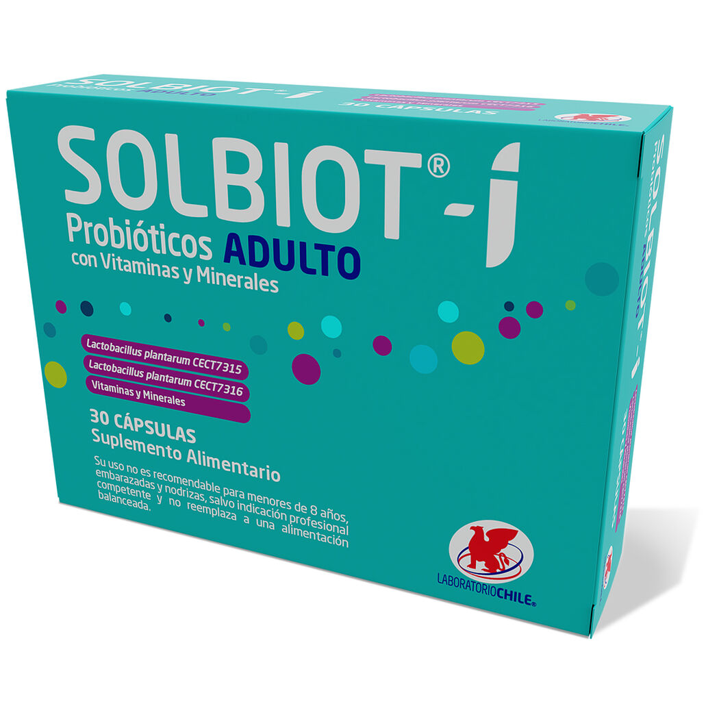 Solbiot Inmuno probi&oacute;ticos Adulto 30 Capsulas, , large image number 0