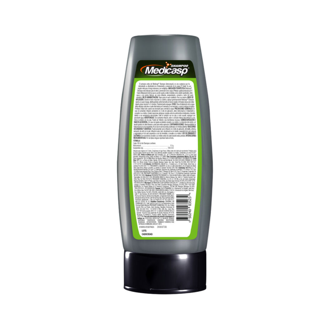 Medicasp Shampoo 1% 400Ml, , large image number 1