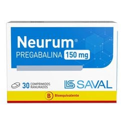 NEURUM Pregabalina 150 mg 30 comprimidos