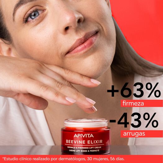 Crema Lift Arrugas & Firmeza - Textura Ligera Beevine Elixir 50ml Apivita, , large image number 4