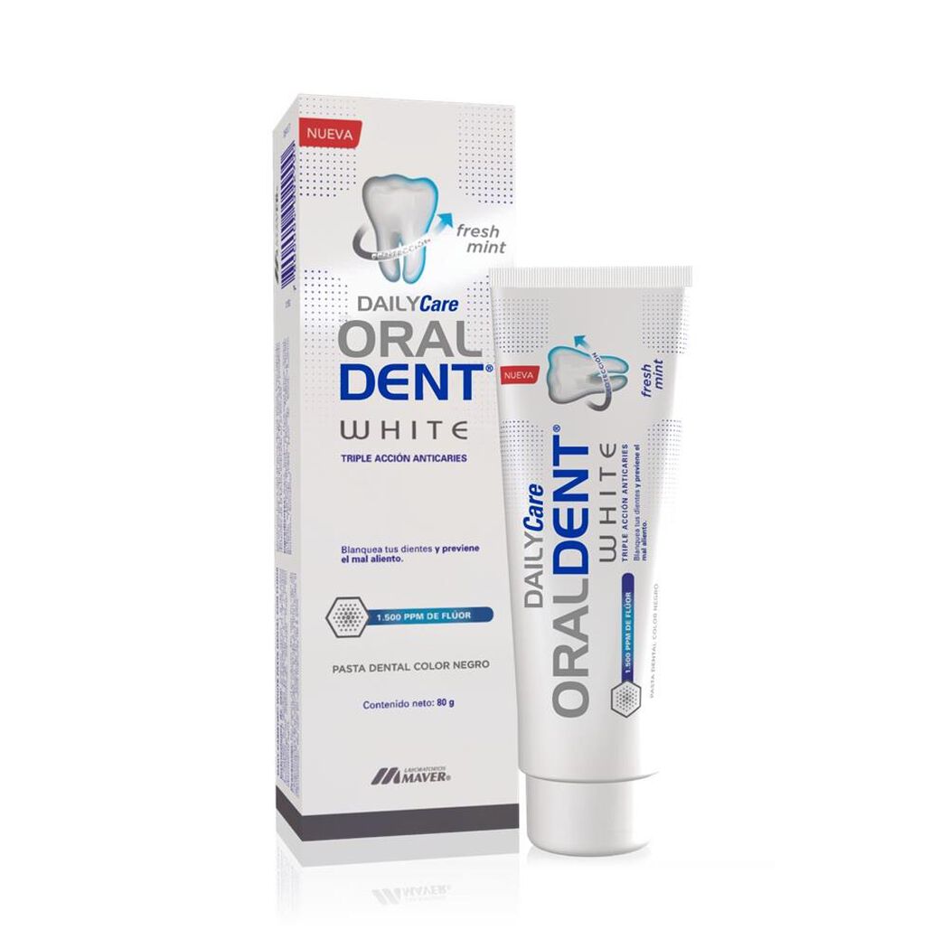 Pasta Dental Oraldent White 80 g, , large image number 0