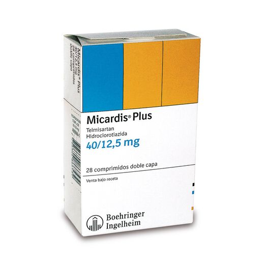 Micardis Plus 40 mg/12.5 mg x 28 Comprimidos, , large image number 0