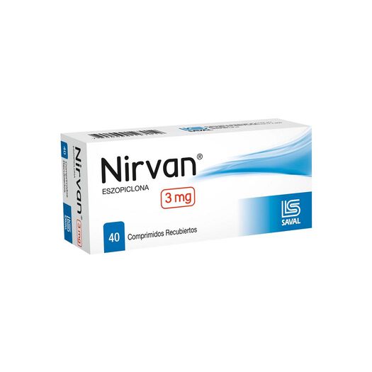 Nirvan 3 mg x 40 Comprimidos Recubiertos, , large image number 0