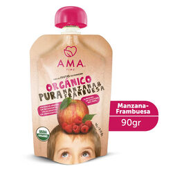 Compota Ama Manzana Frambuesa 90 g