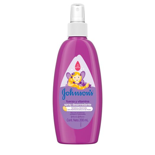 Spray Johnsons Desenredante Baby Fuerza y Vitamina 200 mL, , large image number 1