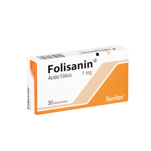Folisanin 1 mg x 30 Comprimidos, , large image number 0
