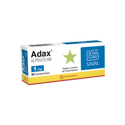 Adax 1 mg Caja 30 Comp., , large image number 0