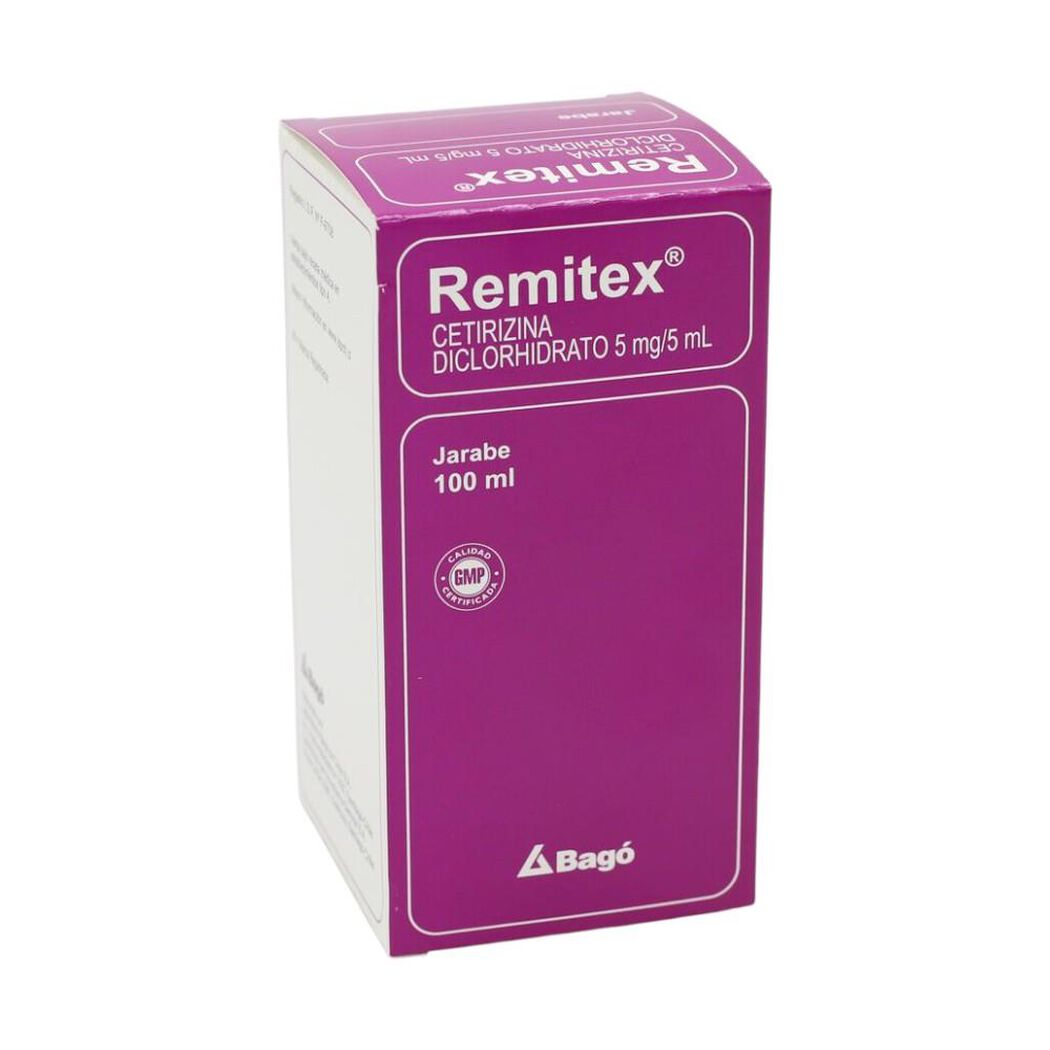 Remitex 5 mg/5 mL x 100 mL Jarabe, , large image number 0