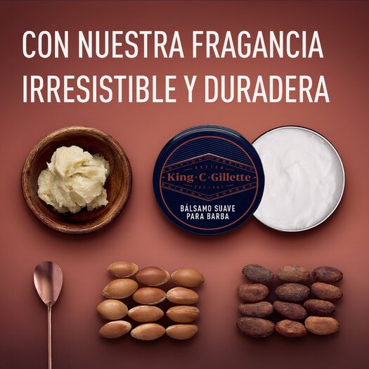 Bálsamo para Barba King C. Gillette Cuidado de Barba para Hombre 75ml, , large image number 4