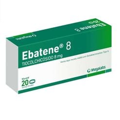 Ebatene 8 mg x 20 Comprimidos