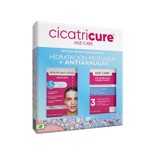 Cicatricure Pack Serum Hidratante 30Ml + Age Care Humectante, , large image number 1