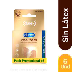 Preservativo Durex Real Feel 6Un