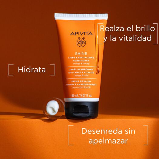 Acondicionador Apivita Cabello Shine Revitalizing 150 mL, , large image number 1