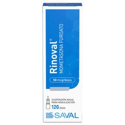 Rinoval 50 mcg x 120 Dosis Suspensión Nasal Para Nebulizacion