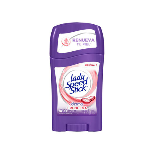 Desodorante en Barra Lady Speed Stick Derma Renueva 45g, , large image number 1