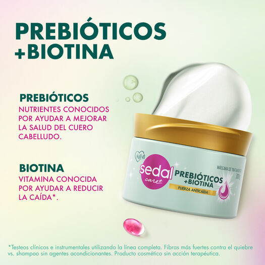 Sedal Máscara de Tratamiento Prebióticos + Biotina 300g, , large image number 3