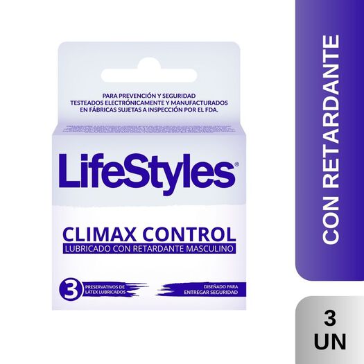 Lifestyles Climax Control x 3 Unidades, , large image number 0