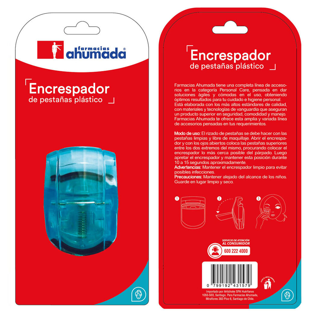 Encrespador Plast. Farmacias Ahumada 1Un, , large image number 0