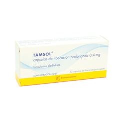 Tamsol 0.4 mg 30 Cápsulas Liberación Prolongada