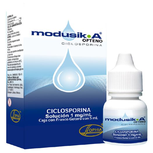 Modusik-A Ofteno 0.1 % x 5 ml Solución Oftálmica, , large image number 0