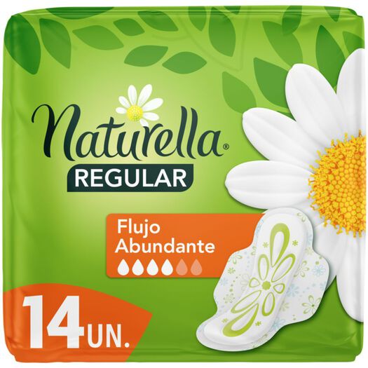 Naturella Toalla Higienica Dia Con Alas Manzanilla x 14 Unidades, , large image number 3