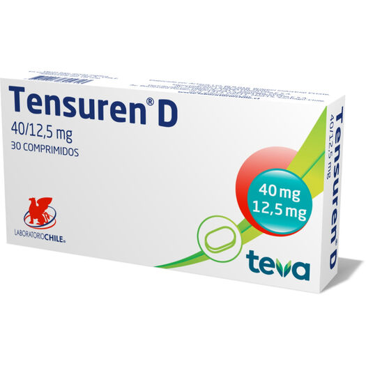 Tensuren-D 40mg/12.5 mg x 30 Comprimidos, , large image number 0