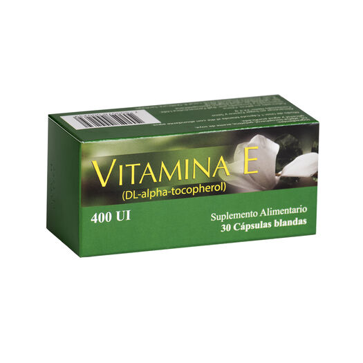 Vitamina E 400 UI x 30 Cápsulas, , large image number 0