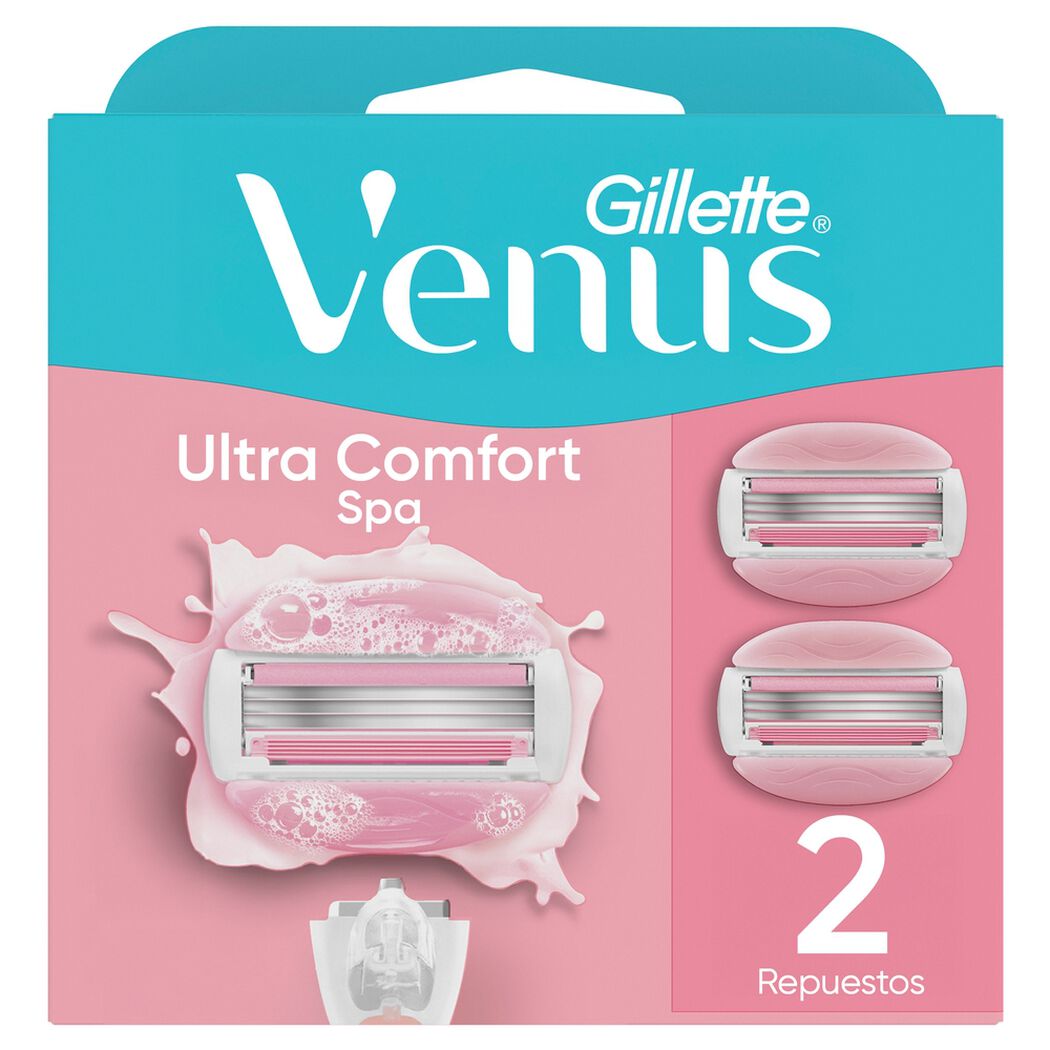 Repuestos Maquina De Afeitar Gillette Venus Spa Con Aceites Bot&aacute;nicos, 2 Unidades, , large image number 0