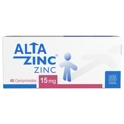ALTAZINC Zinc 15 mg 40 comprimidos