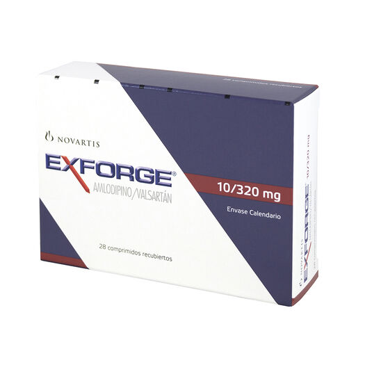 Exforge 10 mg/320 mg x 28 Comprimidos Recubiertos, , large image number 0