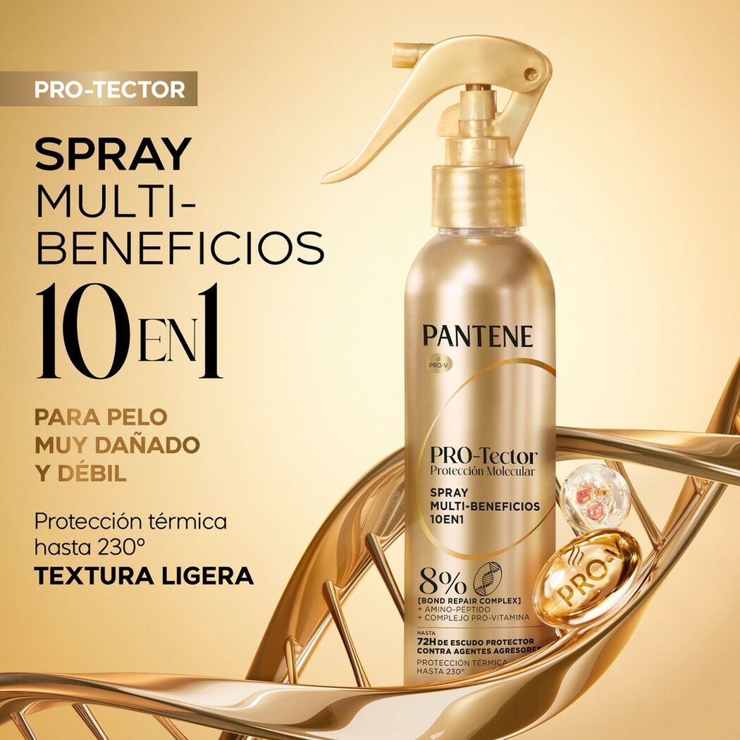 Spray Protector T&eacute;rmico Pantene Protecci&oacute;n Molecular 170 ml, , large image number 2